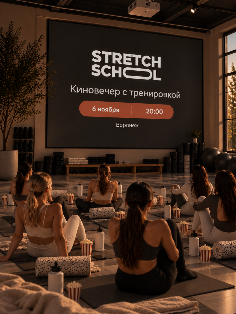 6 ноября — киновечер Stretch School 🍿
